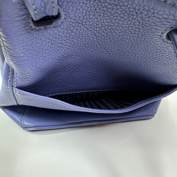 Coach Vintage - Sonoma 2-Handle Bucket Bag 4923, Pebbled - Periwinkle, USA 90s - Picture 12 of 14